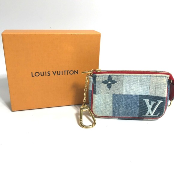 LOUIS VUITTON Blue Monogram Wallet - Picture 2 of 11